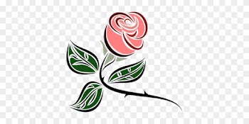 Flower Foliage Leaf Leaves Pink Plant Rosa - Desenho De Rosas Png