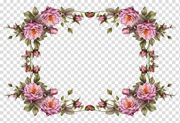 Flower frame , Flower Frame transparent background PNG clipart