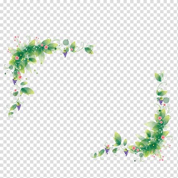 Flower frame Ornament , Fresh flower frame transparent background PNG clipart
