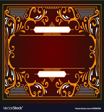 flower frame pattern with background