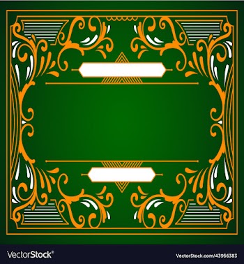 flower frame pattern with background