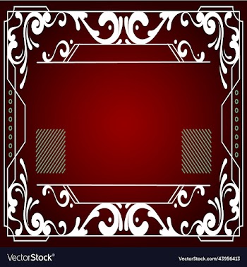 flower frame pattern with background