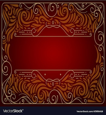 flower frame pattern with background
