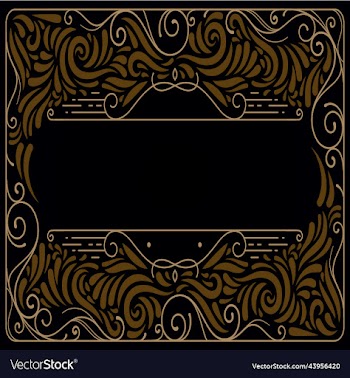 flower frame pattern with background