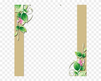 Flower Frame - Pink Flower Border Clip Art