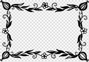 Flower , frame transparent background PNG clipart