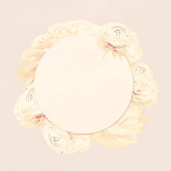 Flower frame vector, beige buttercup abstract… | Free stock illustration | High Resolution graphic