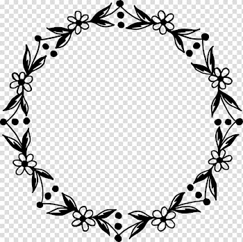 Flower Frames, border transparent background PNG clipart