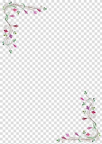 Flower Frames Desktop Wreath , floral border transparent background PNG clipart