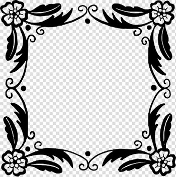 Flower Frames Floral design , frame transparent background PNG clipart