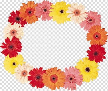 Flower Frames , leaf frame transparent background PNG clipart
