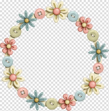 Flower Frames , pearls transparent background PNG clipart