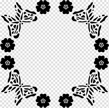 Flower Frames , round frame transparent background PNG clipart