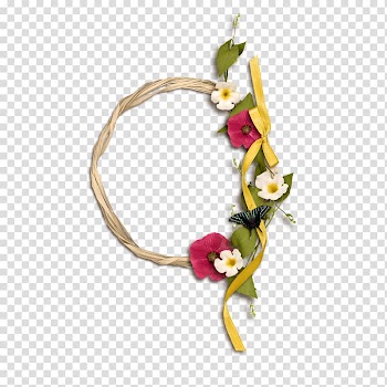 Flower Frames, y transparent background PNG clipart