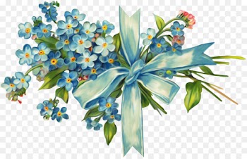 Flower Garden roses Clip art - forget me not 