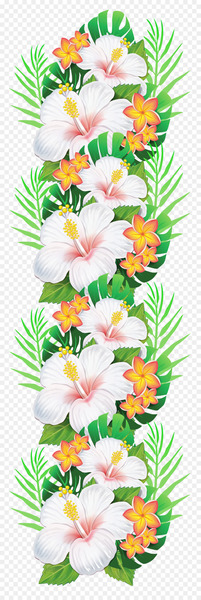 Flower Garland Clip art - tropical flower 