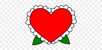 Flower Heart - Heart With Flower Clipart