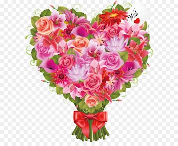 Flower Heart Rose Valentine's Day - Valentine love picture vector material 