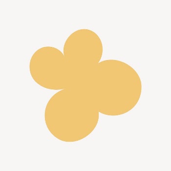 Flower icon, yellow illustration, off white | Free Icons - rawpixel