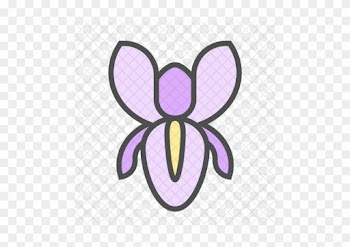 Flower, Iris, Blossom, Nature, Spring Icon - Flower