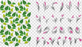 Flower Leaf Computer Icons, leaves and flowers transparent background PNG clipart