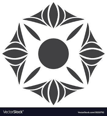 Flower logo template vector image