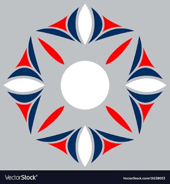 Flower logo template vector image