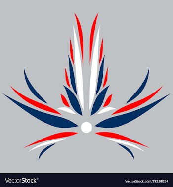 Flower logo template vector image