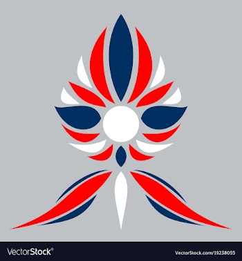 Flower logo template vector image
