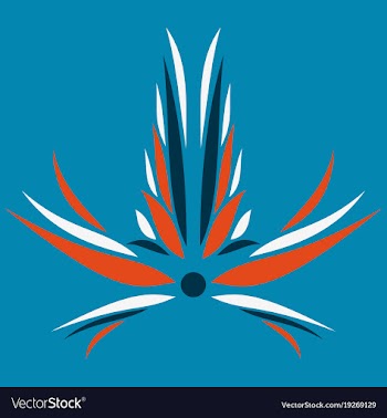 Flower logo template vector image