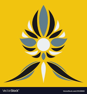 Flower logo template vector image