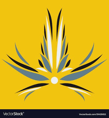Flower logo template vector image