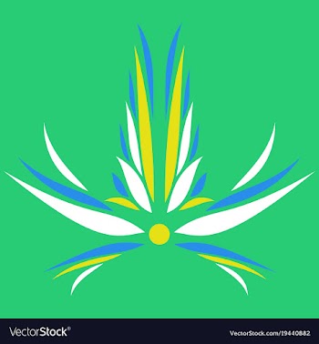 Flower logo template vector image