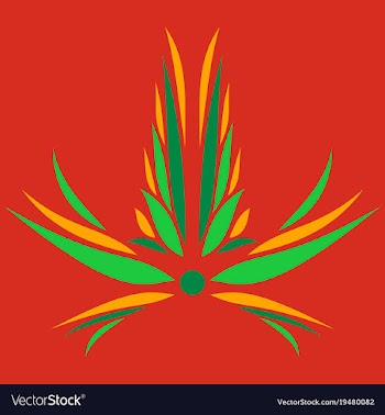 Flower logo template vector image