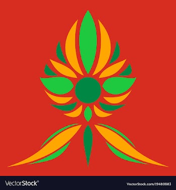 Flower logo template vector image