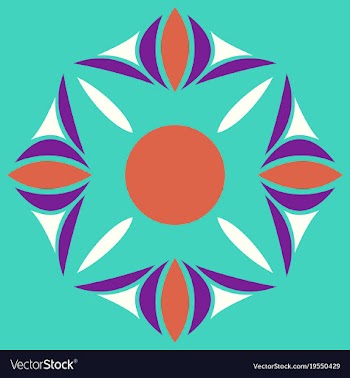 Flower logo template vector image
