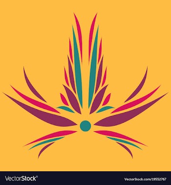 Flower logo template vector image