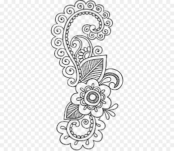 Flower Mandala Drawing Decorative arts - hindu Mandala 