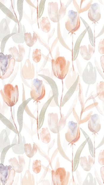 Flower mobile wallpaper, floral beige | Free Photo Illustration - rawpixel