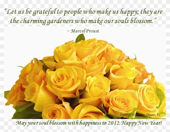 Flower New Year Quotes Merry Christmas And Happy New - Thanks For Flower Quotes