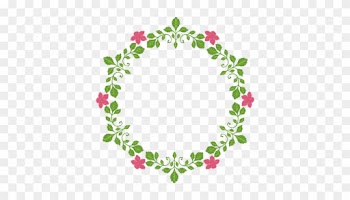 Flower Oval Frame Png Flower Circle Frame, Circle Frame - Circle Flower Frame Png