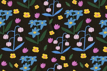 Flower pattern background, paper craft | Free Photo - rawpixel