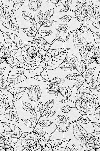 Flower pattern background, vintage botanical | Free PSD - rawpixel