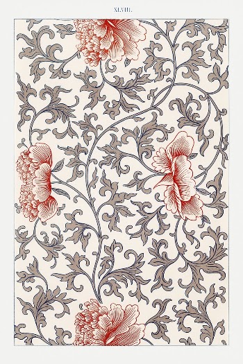 Flower pattern, Examples of Chinese | Free Photo - rawpixel