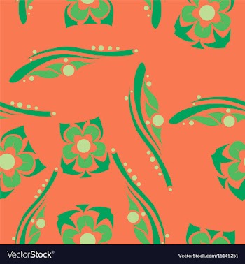 Flower pattern vector image