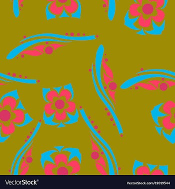 Flower pattern vector image
