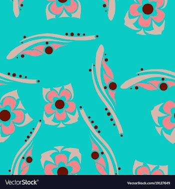 Flower pattern vector image