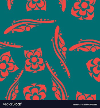 Flower pattern vector image