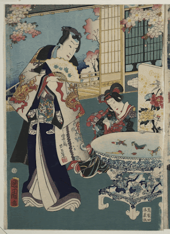 Flower performance (1862) print in high | Free Photo - rawpixel