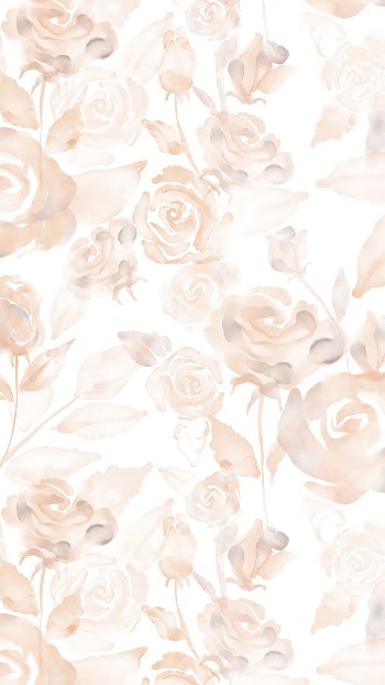 Flower phone wallpaper, floral beige | Free Photo Illustration - rawpixel